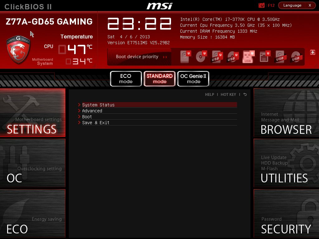 MSI Z77A-GD65 Gaming BIOS - MSI Z77A-GD65 Gaming Review